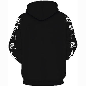 Unisex Attack on Titan hoodie Levi Ackerman Anime hoodie 3D Print Sweatshirt