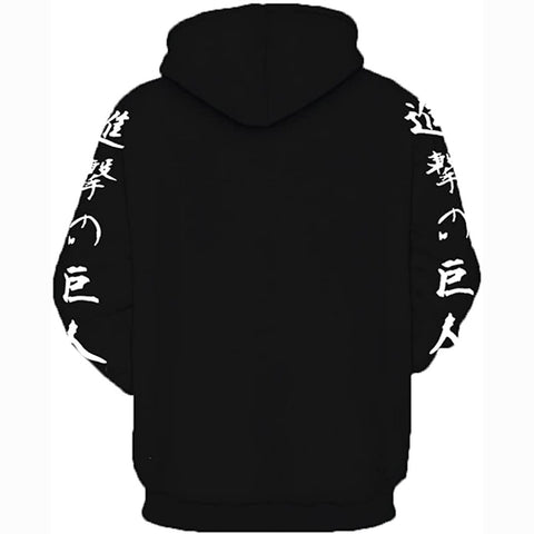 Image of Unisex Attack on Titan hoodie Levi Ackerman Anime hoodie 3D Print Sweatshirt
