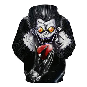 Anime Death Note Hoodie - 3D Print Pullover Hoodie