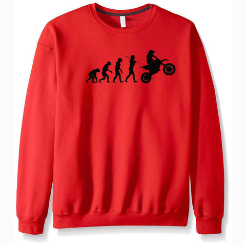 Image of Men's Sweatshirts - Men's Sweatshirt Series Evolution Theory Black Icon Fleece Sweatshirt