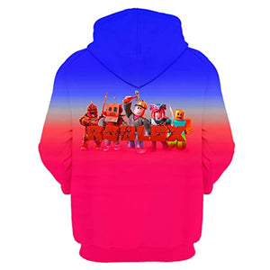 Game Roblox Fashion Hoodie Sport Long-Sleeved Sweatshirt
