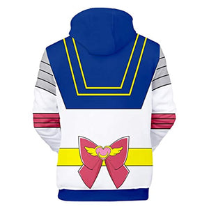 Anime Sailor Moon Hoodie - 3D Print Pullover Hoodie