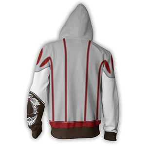 Final Fantasy Hoodie - 3D Print Long Sleeve Hooded Zipper Jacket