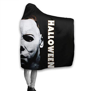 Horror Michael-Myers Hooded Blanket - Flannel Blanket