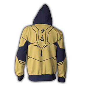 Fate Stay Night Hoodies - Gilgamesh Zipper Hooded Jacket