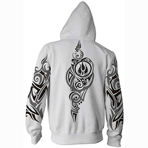 Image of Anime RWBY Zip Up Hoodie - White Jacket Zip Up Hoodie