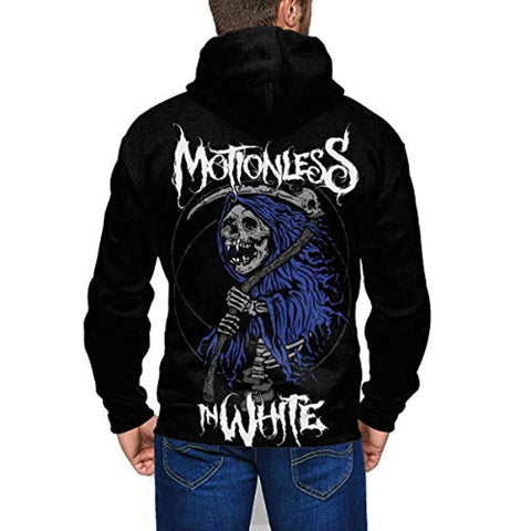 Image of Motionless in White Men's Fashion 3D Printed Zip Up Hooded Sweatshirt Hoodie