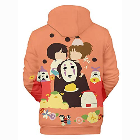 Image of Anime Spirited Away Hoodies - Unisex 3D Hooded Pullover Sweatshirt