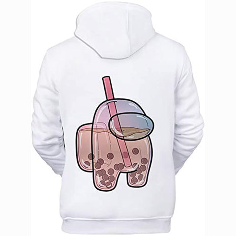 Image of Video Game Among Us Hoodie - 3D Print Juice Drawstring Pullover Hoodie