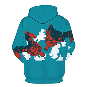 JoJo's Bizarre Adventure Hoodies - 3D Printed Pullover Hooded Sweatshirt