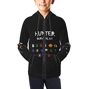 Monster Hunter Jacket - Teen Full Zipper Hooded Jacket
