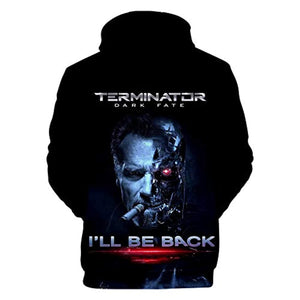 Terminator Unisex Hoodie Long Sleeve Men Women Teenagers Cosplay Costume