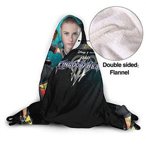 Kingdom-Hearts Blanket - Super Soft Flannel Hooded Blanket