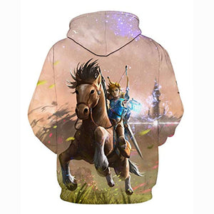 The Legend of Zelda Hoodie - 3D Print Hooded Pullover