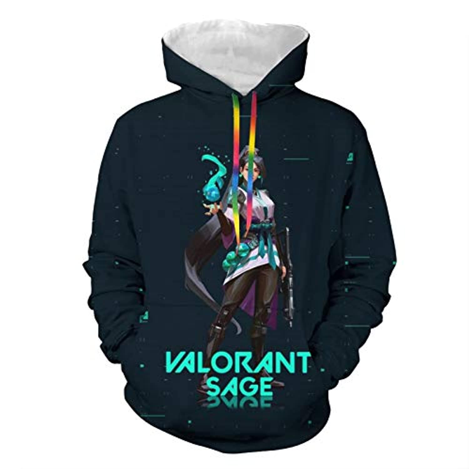 Game Valorant Hoodies - Sage 3D Unisex Hooded Pullover Sweatshirt