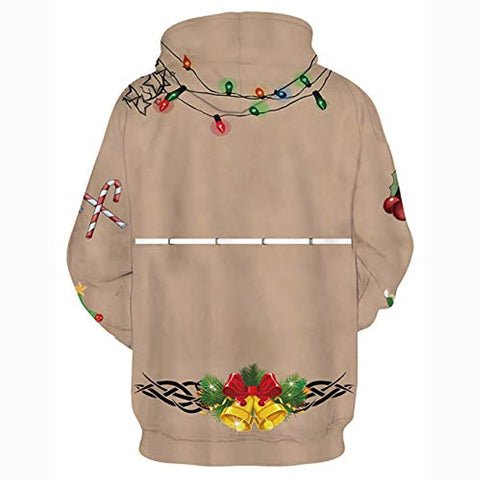 Image of Christmas Hoodies - Funny Christmas Chest 3D Print Pullover Hoodie