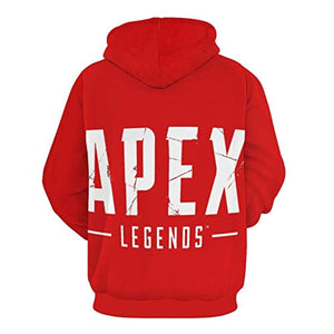 Apex Legends Hoodies - Bloodhound Fashion 3D Print Drawsrting Pullover Gaming Hoodie