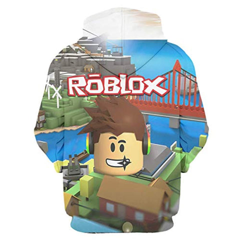 Image of Unisex Roblox 3D Print Hoodies Sweatshirts Hooded Pullover