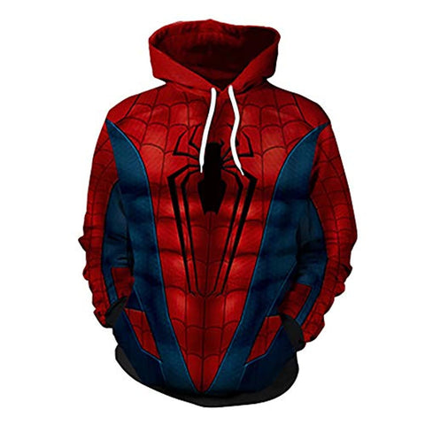 Image of The Avengers Spiderman Hoodie - Superman Pullover Sweatshirt