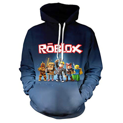 Image of Roblox Hooded Sweatshirts Pullover Hoodie