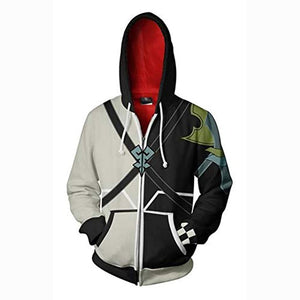 Kingdom Hearts Hooded Coat - 3D Print Zipper Gaming Hoodie