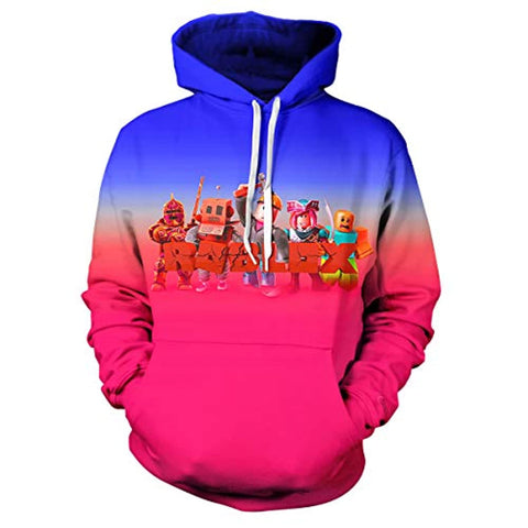 Image of Game Roblox Fashion Hoodie Sport Long-Sleeved Sweatshirt