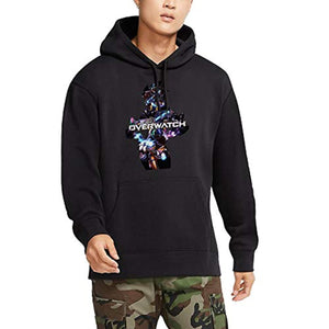 Overwatch Hoodie - Black Hooded Pullover Sweatshirt