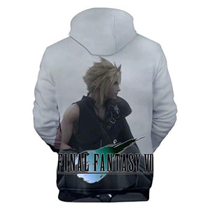 Final Fantasy Hoodie - Cloud Strife 3D Print Long Sleeve Hooded Jumper