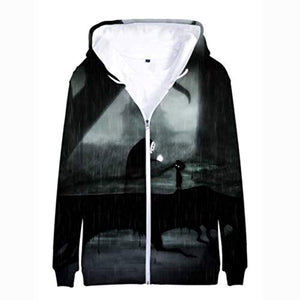 Anime Spirited Away Hoodies - 3D Zip Up Hooded Jacket for Adult