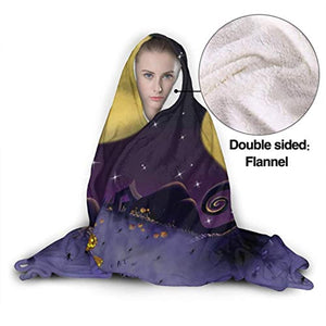 Kingdom-Hearts Hooded Blanket - Soft Flannel for Sofa Blanket