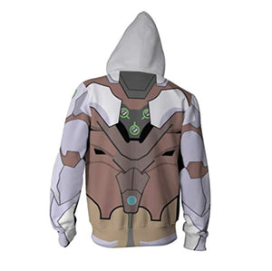 Overwatch Hoodie - Adult Shimada Genji Hooded Sweatshirt Hoodie Zipper Jacket