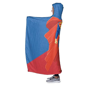 Superman Hooded Blanket - Wearable Flannel Blanket