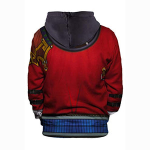 Final Fantasy Hoodie - Auron 3D Print Long Sleeve Hooded Jumper