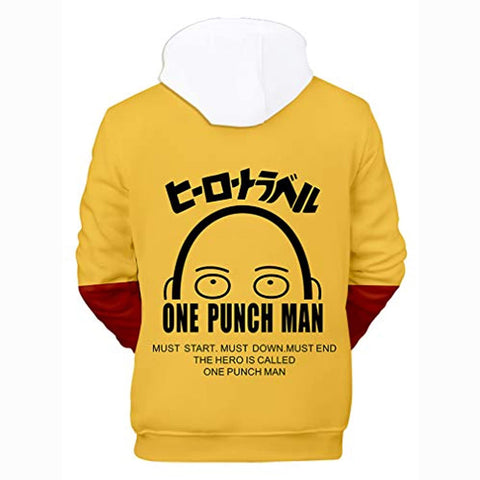 Image of Anime One Punch Man Hoodies - Saitama 3D Print Pullover Hoodie