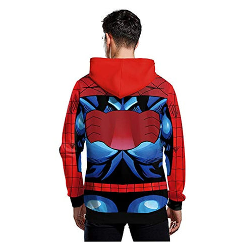 Image of The Avengers Spiderman Superman Hoodie Pullover Sweatshirt