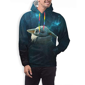 Star Wars Hoodies - Star Wars Baby Yoda 3D Print Hooded Jumper with Pocket