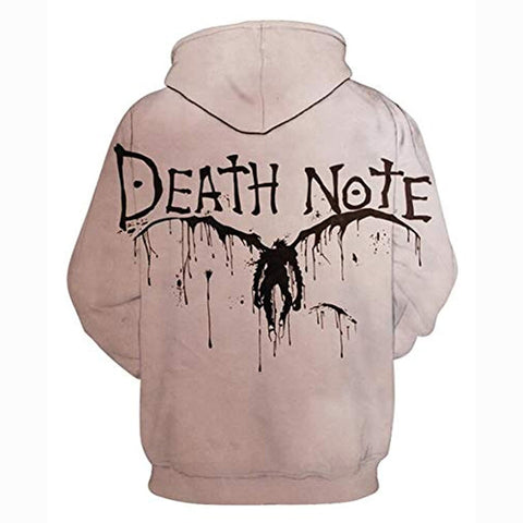 Image of Anime Death Note Hoodie - 3D Print Pullover Hoodie