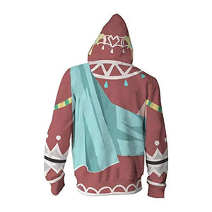 The Legend of Zelda Hoodie - 3D Print Hooded Zip Up Sweatshirt