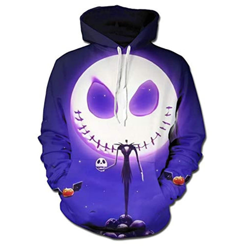 Image of The Nightmare Before Christmas 3D Printing Hoodie Sweatshirt