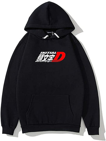 Image of Anime Hoodies Initial D Casual Hooded Sweatshirt Unisex Clothing