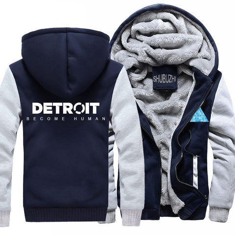 Image of Detroit: Become Human Hoodies - Fleece Zipper Hooded Sweatshirts