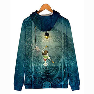 Anime Spirited Away Hoodies - 3D Zip Up Hooded Jacket for Adult