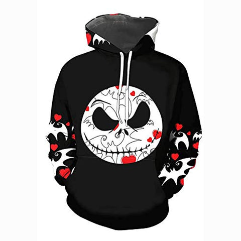 Image of The Nightmare Before Christmas 3D Printed Pullover Hoodie