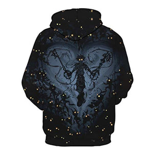 Kingdom Hearts Hoodies - Sora 3D Print Pullover Gaming Hoodie