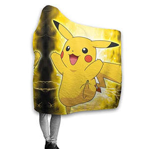 Pokemon Hooded Blankets - Fleece Throw Blankets Cloak