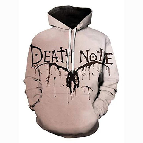 Image of Anime Death Note Hoodie - 3D Print Pullover Hoodie