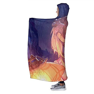 Genshin ImPact Hooded Blanket - Cozy Thick Hooded Blanket