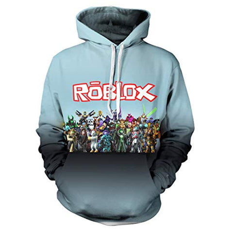 Image of Roblox Hooded Pullover Hoodie Sweatshirts