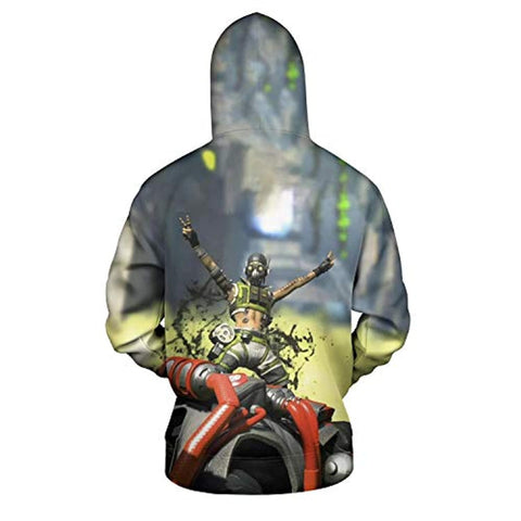 Image of 3D Printed Apex Legends Funny Drawstring Pocket Pullover Hoodie Sweatshirt