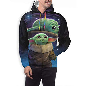 Star Wars Hoodies - Star Wars Yoda 3D Print Hooded Jumper with Pocket